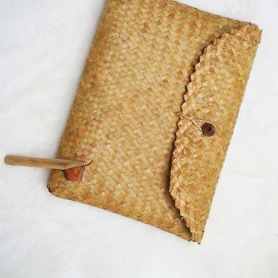 Alternate image for Gift Set of Fully Hand Drawn Batik Bandana Tulis Pink Heart, Handwoven Pouch and Canting Wax and Dye Tool