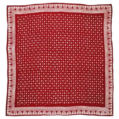 Alternate image for Large 39 Hand Dyed Batik Bandana, 100% Soft Cotton, Celebration