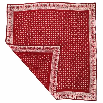 Alternate image for Large 39 Hand Dyed Batik Bandana, 100% Soft Cotton, Celebration