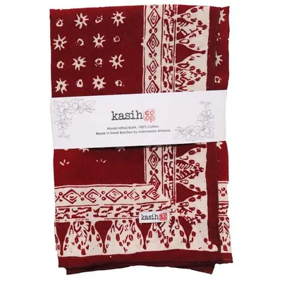 Alternate image for Large 39 Hand Dyed Batik Bandana, 100% Soft Cotton, Celebration