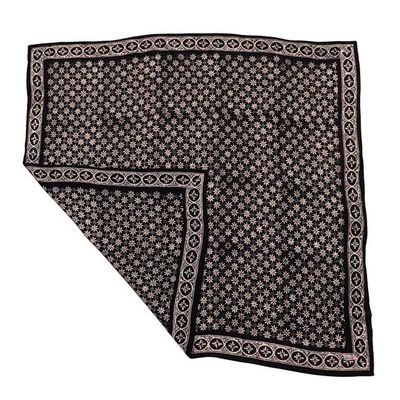 Alternate image for Large 39 Hand Dyed Batik Bandana, 100% Soft Cotton, Black Mirage