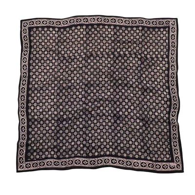 Alternate image for Large 39 Hand Dyed Batik Bandana, 100% Soft Cotton, Black Mirage