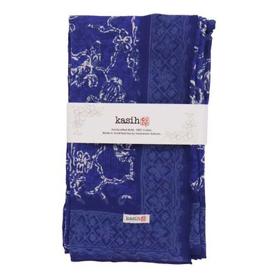 Alternate image for Large 39 Hand Dyed Batik Bandana, 100% Soft Cotton, Butterfly