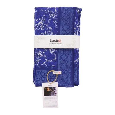 Alternate image for Large 39 Hand Dyed Batik Bandana, 100% Soft Cotton, Butterfly