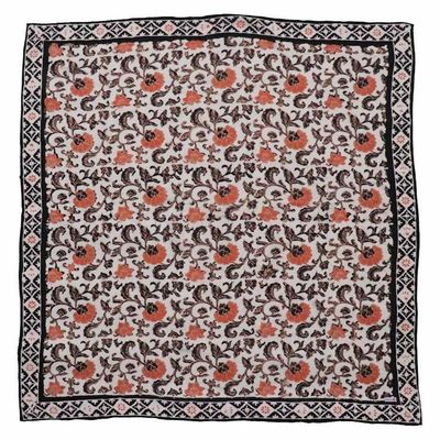 Alternate image for Large 39 Hand Dyed Batik Bandana, 100% Soft Cotton, Citrus Noir