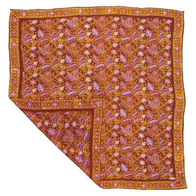 Alternate image for Large 39 Hand Dyed Batik Bandana, 100% Soft Cotton, Dusky fern