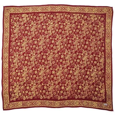 Alternate image for Large 39 Hand Dyed Batik Bandana, 100% Soft Cotton, Charmed Canopy