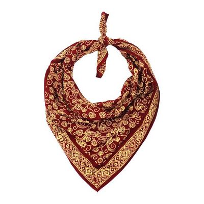 Alternate image for Large 39 Hand Dyed Batik Bandana, 100% Soft Cotton, Charmed Canopy