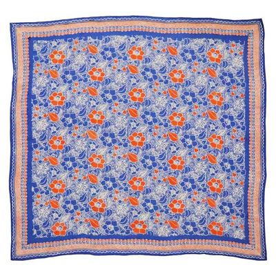 Alternate image for Large 39 Hand Dyed Batik Bandana, 100% Soft Cotton, Sunset Sky