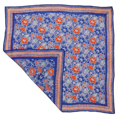 Alternate image for Large 39 Hand Dyed Batik Bandana, 100% Soft Cotton, Sunset Sky
