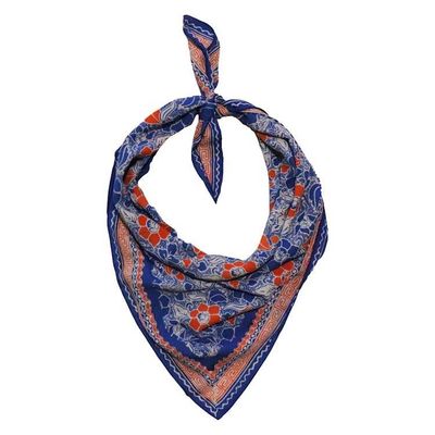 Alternate image for Large 39 Hand Dyed Batik Bandana, 100% Soft Cotton, Sunset Sky