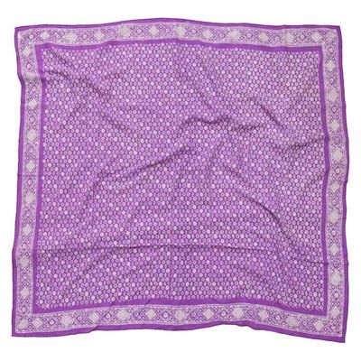 Alternate image for Large 39 Hand Dyed Batik Bandana, 100% Soft Cotton, Timeless Trace