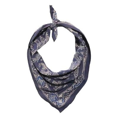 Alternate image for Hand Dyed Batik Bandana, 100% Soft Cotton, Bird Song (BAN0227-4)