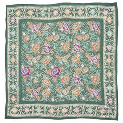 Image for Hand Dyed Batik Bandana, 100% Soft Cotton, Green Bali, Green, Pink, Kasih Co-op