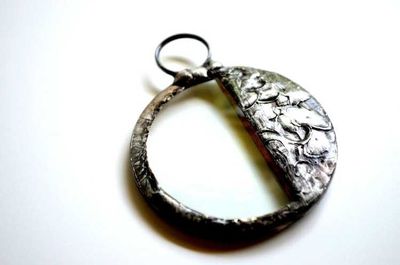 Alternate image for Handmade Magnifying Glass Necklace for Women, Glass Monocle, Practical Gift for Reader or Elderly