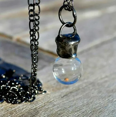 Alternate image for Mustard Seed Necklace, Christian Jewelry for Men or Women