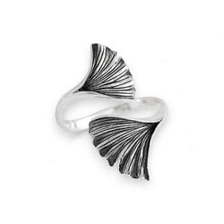 Image for Adjustable Ginkgo Leaf Ring