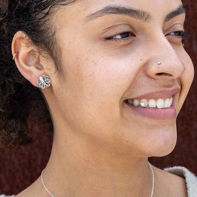 Alternate image for Baby Octopus Stud Earrings