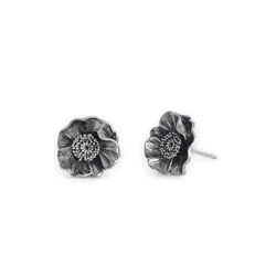 Image for Poppy Flower Stud Earrings