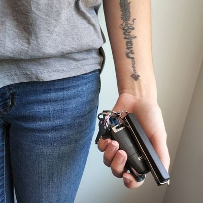 Alternate image for Real Ebony Piano Key Pendant Necklace or Key Chain, Antique 100 year old Sharp Flat Wooden Jewelry