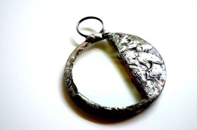 Alternate image for Handmade Magnifying Glass Necklace for Women, Glass Monocle, Practical Gift for Reader or Elderly