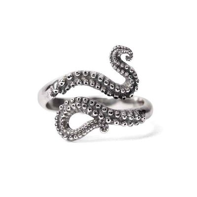 Alternate image for Adjustable Octopus Tentacle Ring
