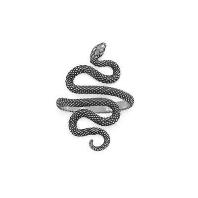 Alternate image for Textured Adjustable Snake Ring