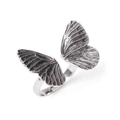 Alternate image for Adjustable Butterfly Wing Ring