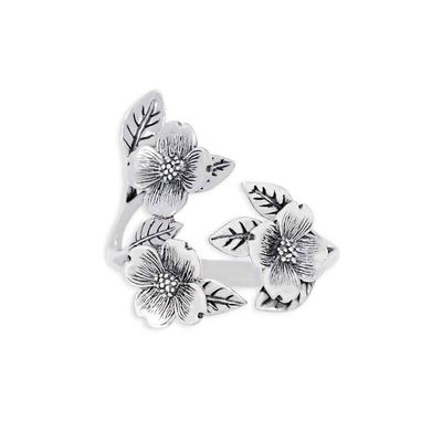 Alternate image for Adjustable Dogwood Blossoms Ring