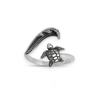 Primary image for Turtle and Wave Adjustable Ring