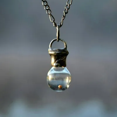 Alternate image for Mustard Seed Necklace, Christian Jewelry for Men or Women