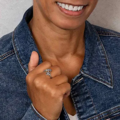 Alternate image for Turtle and Wave Adjustable Ring