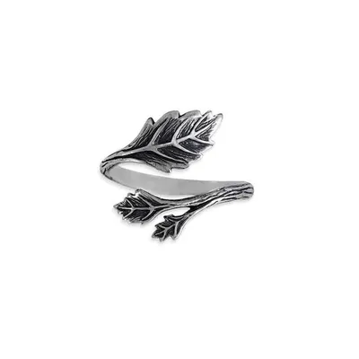 Alternate image for Adjustable Leaf Ring