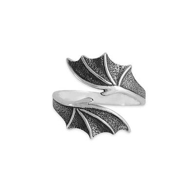 Alternate image for Adjustable Bypass Dragon Wing Ring