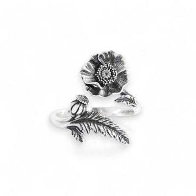 Primary image for August Birth Flower Ring - Poppy