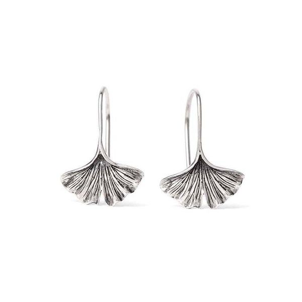 Alternate image for Ginkgo Leaf Earrings