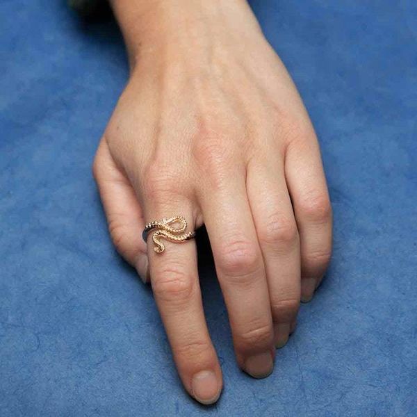 Alternate image for Adjustable Octopus Tentacle Ring