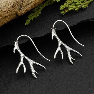 Alternate image for Antler Hook Earrings