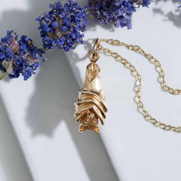 Alternate image for Hanging Bat Necklace