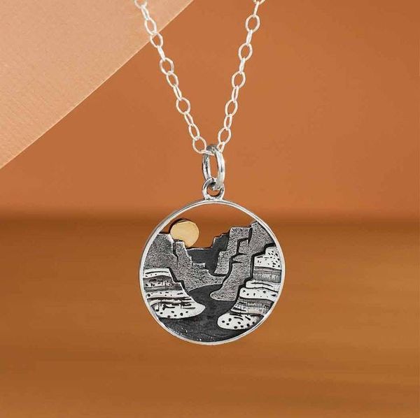 Alternate image for Layer Canyon Necklace with Bronze Sun