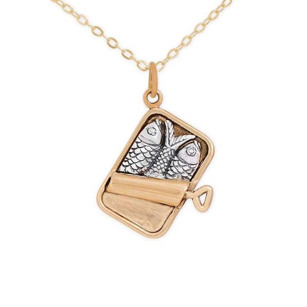 Alternate image for Sardine Can Necklace