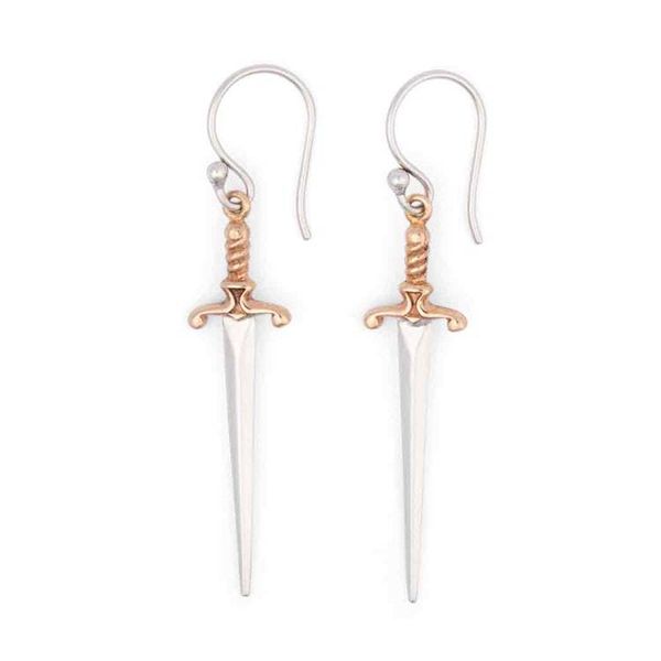Alternate image for Sword Dangle Earrings