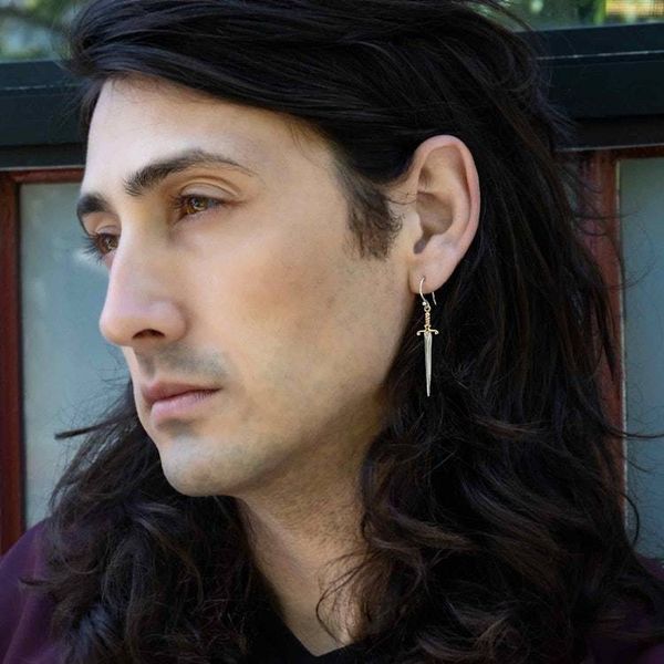 Alternate image for Sword Dangle Earrings