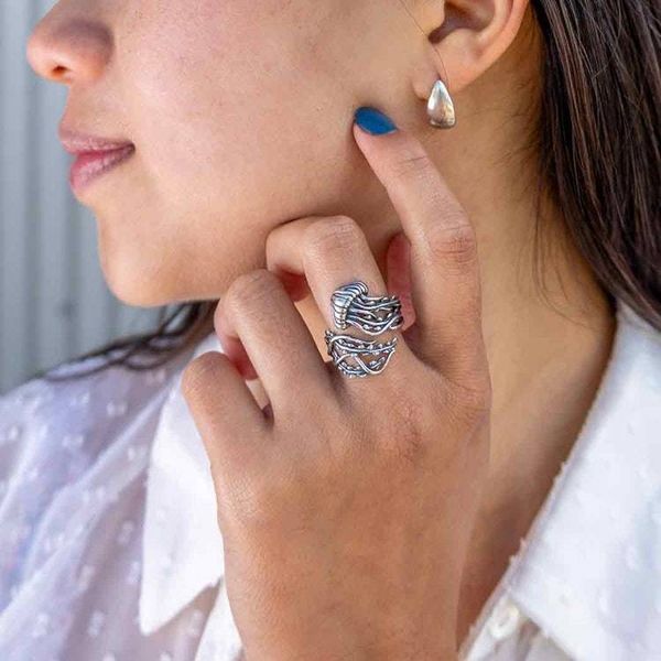 Alternate image for Adjustable Jellyfish Ring