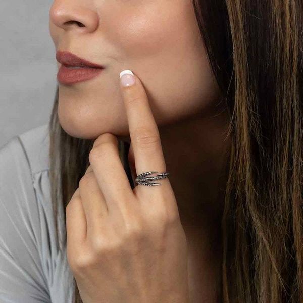 Alternate image for Adjustable Bird Claw Ring