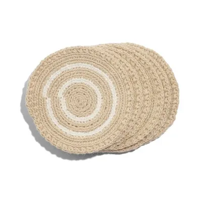 Image for Wayúu Coaster– Circulos Beige