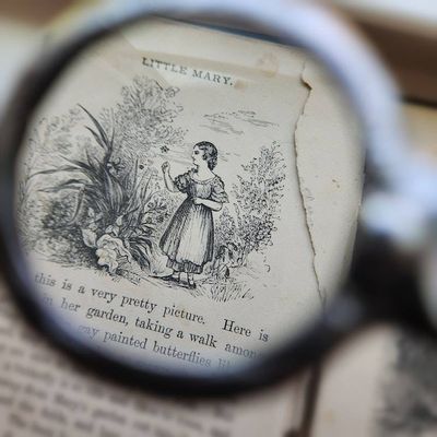 Alternate image for Magnifying Glass Necklace for Women, Magnifier Pendant Jewelry, Abalone Inset