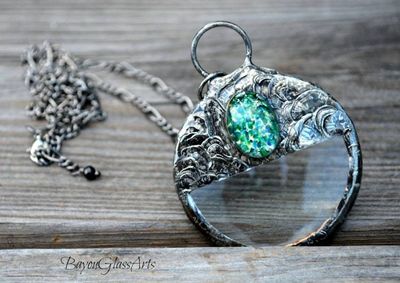 Alternate image for Magnifying Glass Necklace for Women or Men, Glass Magnifier Pendant, Useful Handmade Jewelry