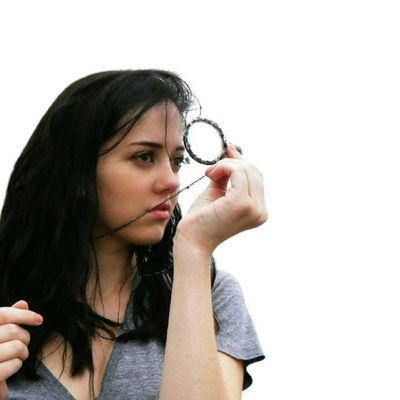 Alternate image for Magnifying Glass Pendant Necklace, Unisex Rimmed Glass Magnifier Jewelry, Retirement Gift for Coworker