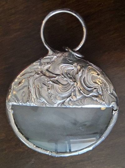 Alternate image for Magnifying Glass Necklace, Unisex Magnifier Pendant, Useful Handmade Jewelry, Retirement Gift